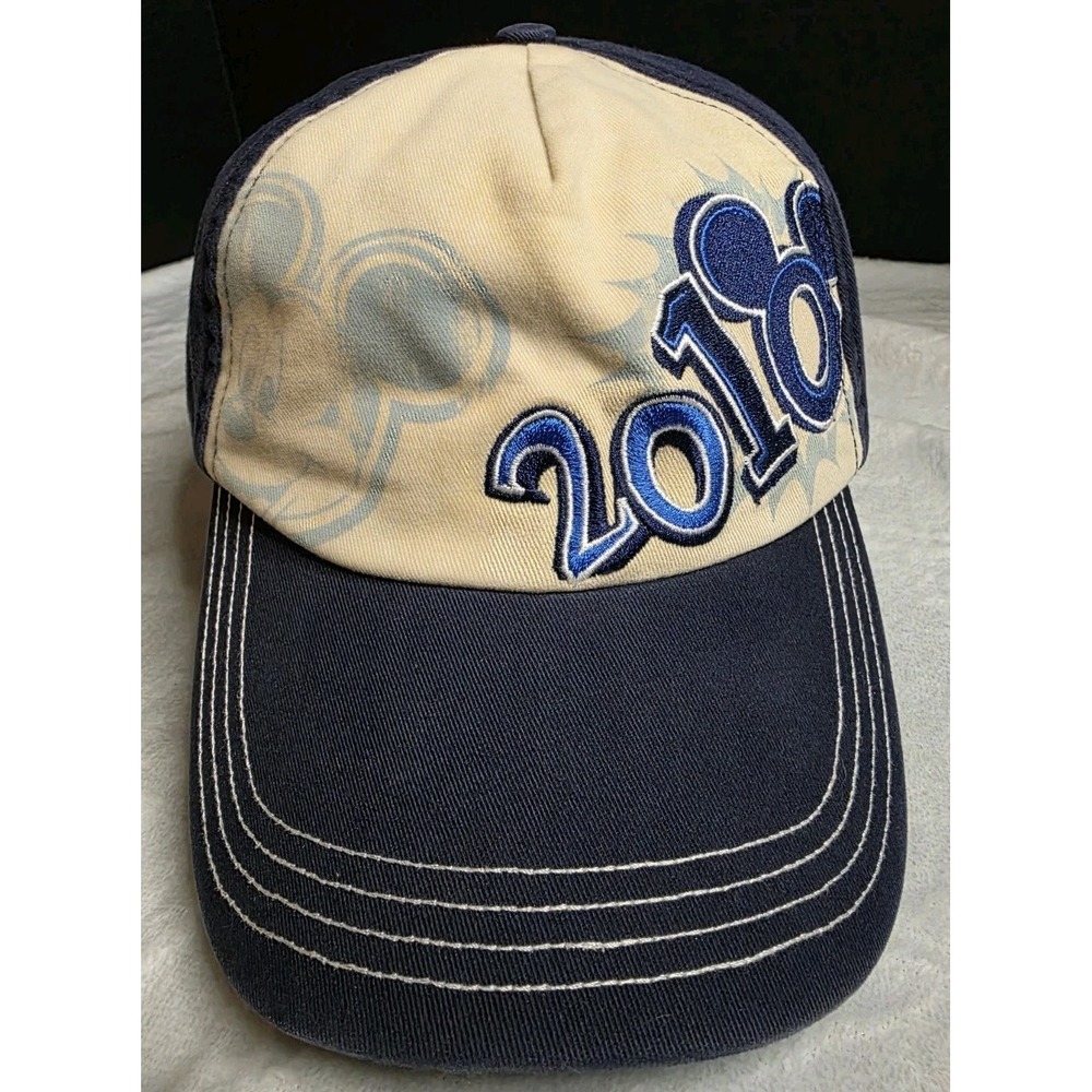 Walt Disney World Navy 2010 Mickey Adult Adjustable Hat‎ Cap